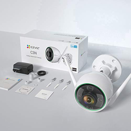 EZVIZ by Hikvision|C8C Outdoor WiFi 1080p Motorized Pan/Tilt Camera,Color Night Vision, BuiltIn MicroSD Card Slot(Upto 256GB) EZVIZ by Hikvision|C8C Outdoor WiFi 1080p Motorized Pan/Tilt Camera,Color Night Vision, BuiltIn MicroSD Card Slot(Upto 256GB)