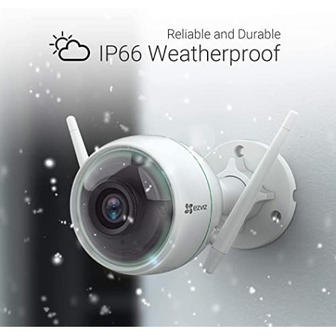EZVIZ by Hikvision|C8C Outdoor WiFi 1080p Motorized Pan/Tilt Camera,Color Night Vision, BuiltIn MicroSD Card Slot(Upto 256GB) EZVIZ by Hikvision|C8C Outdoor WiFi 1080p Motorized Pan/Tilt Camera,Color Night Vision, BuiltIn MicroSD Card Slot(Upto 256GB)