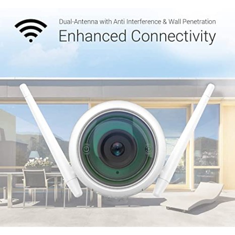EZVIZ by Hikvision|C8C Outdoor WiFi 1080p Motorized Pan/Tilt Camera,Color Night Vision, BuiltIn MicroSD Card Slot(Upto 256GB) EZVIZ by Hikvision|C8C Outdoor WiFi 1080p Motorized Pan/Tilt Camera,Color Night Vision, BuiltIn MicroSD Card Slot(Upto 256GB)
