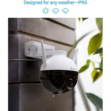 EZVIZ by Hikvision|C8C Outdoor WiFi 1080p Motorized Pan/Tilt Camera,Color Night Vision, BuiltIn MicroSD Card Slot(Upto 256GB) EZVIZ by Hikvision|C8C Outdoor WiFi 1080p Motorized Pan/Tilt Camera,Color Night Vision, BuiltIn MicroSD Card Slot(Upto 256GB)