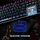 Cosmic Byte CB-GK-27 Vanth Mechanical Keyboard Upgraded with Swappable Outemu Blue Switches and Rainbow LED (Black/Grey)