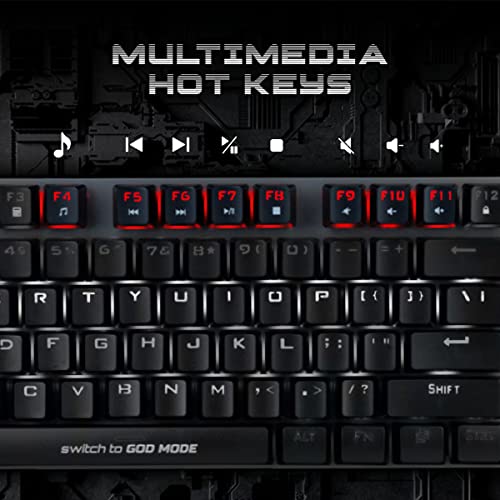 Cosmic Byte CB-GK-28 Vanth Mechanical Keyboard Upgraded with Swappable Outemu Red Switches and Rainbow LED Black Cosmic Byte CB-GK-28 Vanth Mechanical Keyboard Upgraded with Swappable Outemu Red Switches and Rainbow LED Black