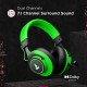 boAt Immortal IM1000D Dual Channel Gaming Wired Over Ear Headphones with mic, (Viper Green)