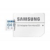 Samsung EVO Plus 64GB microSDXC UHS-I U1 130MB/s Full HD & 4K UHD Memory Card with Adapter (MB-MC64KA)