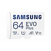 Samsung EVO Plus 64GB microSDXC UHS-I U1 130MB/s Full HD & 4K UHD Memory Card with Adapter (MB-MC64KA)