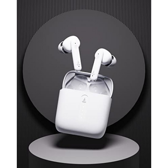 boAt Airdopes 141 Bluetooth Truly Wireless in Ear Headphones with 42H Playtime, (Pure White)