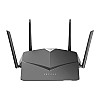 D-Link DIR-2640, AC 2600 Mbps MU-MIMO Dual Band High Power WiFi Router, 5 Gigabit Port, 4 External Antenna Black