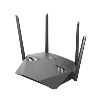 D-Link DIR-2640, AC 2600 Mbps MU-MIMO Dual Band High Power WiFi Router, 5 Gigabit Port, 4 External Antenna Black D-Link DIR-2640, AC 2600 Mbps MU-MIMO Dual Band High Power WiFi Router, 5 Gigabit Port, 4 External Antenna Black
