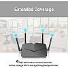 D-Link DIR-2640, AC 2600 Mbps MU-MIMO Dual Band High Power WiFi Router, 5 Gigabit Port, 4 External Antenna Black