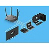 D-Link DIR-2640, AC 2600 Mbps MU-MIMO Dual Band High Power WiFi Router, 5 Gigabit Port, 4 External Antenna Black