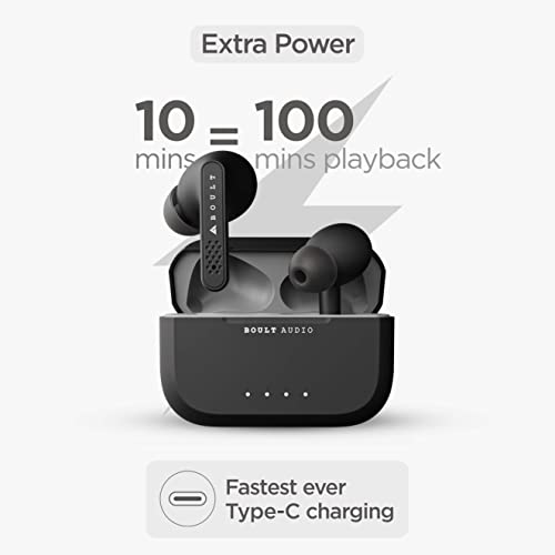 Boult Audio Airbass Propods X Bluetooth Truly Wireless in Ear Earbuds with Mic (Black) Boult Audio Airbass Propods X Bluetooth Truly Wireless in Ear Earbuds with Mic (Black)