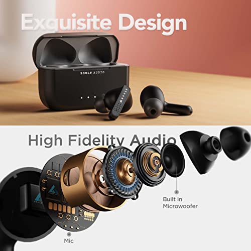 Boult Audio Airbass Propods X Bluetooth Truly Wireless in Ear Earbuds with Mic (Black) Boult Audio Airbass Propods X Bluetooth Truly Wireless in Ear Earbuds with Mic (Black)