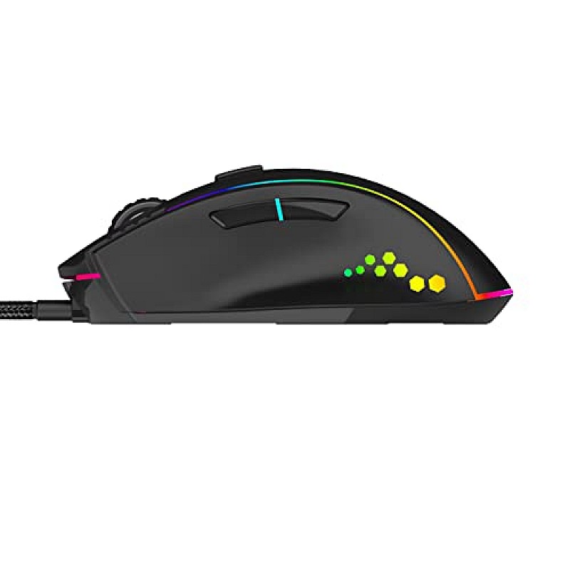 Ant Esports GM600 RGB Wired Programable Gaming Mouse Black