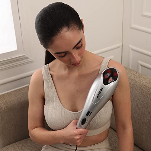 beatXP Stream Full Body Massager Machine for Pain Relief with 4 Attachments for Pain Relief (Metallic Silver) beatXP Stream Full Body Massager Machine for Pain Relief with 4 Attachments for Pain Relief (Metallic Silver)