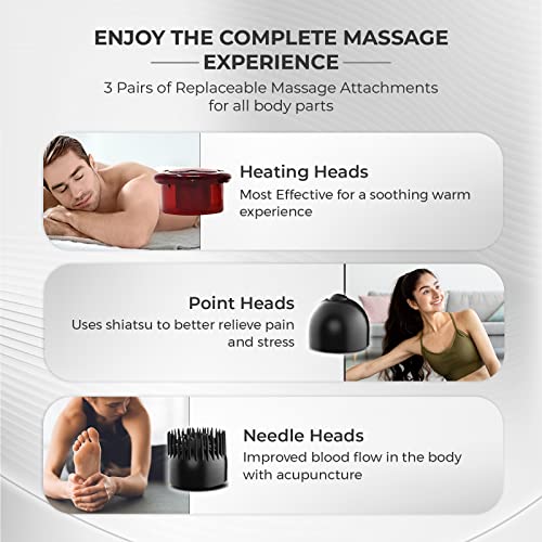 beatXP Stream Full Body Massager Machine for Pain Relief with 4 Attachments for Pain Relief (Metallic Silver) beatXP Stream Full Body Massager Machine for Pain Relief with 4 Attachments for Pain Relief (Metallic Silver)