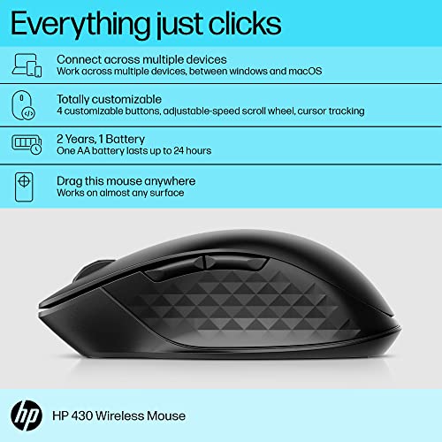 HP 430 Multi-Device Bluetooth Mouse HP 430 Multi-Device Bluetooth Mouse