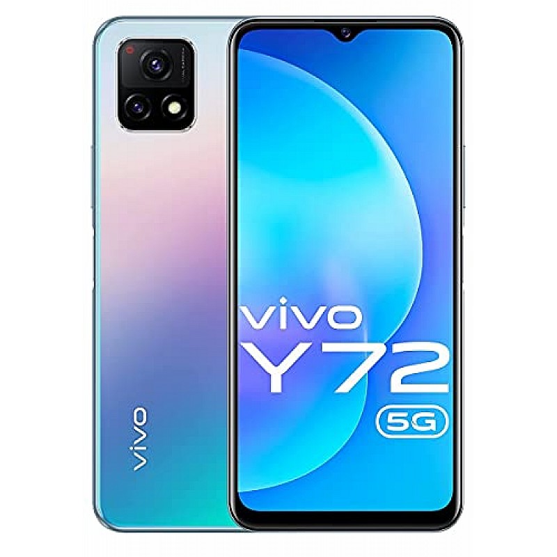 Vivo Y72 5G (Prism Magic, 8GB RAM, 128GB Storage) Refurbished