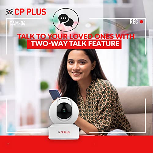 CP PLUS 2MP Full HD Smart Wi-fi CCTV Home Security Camera CP PLUS 2MP Full HD Smart Wi-fi CCTV Home Security Camera