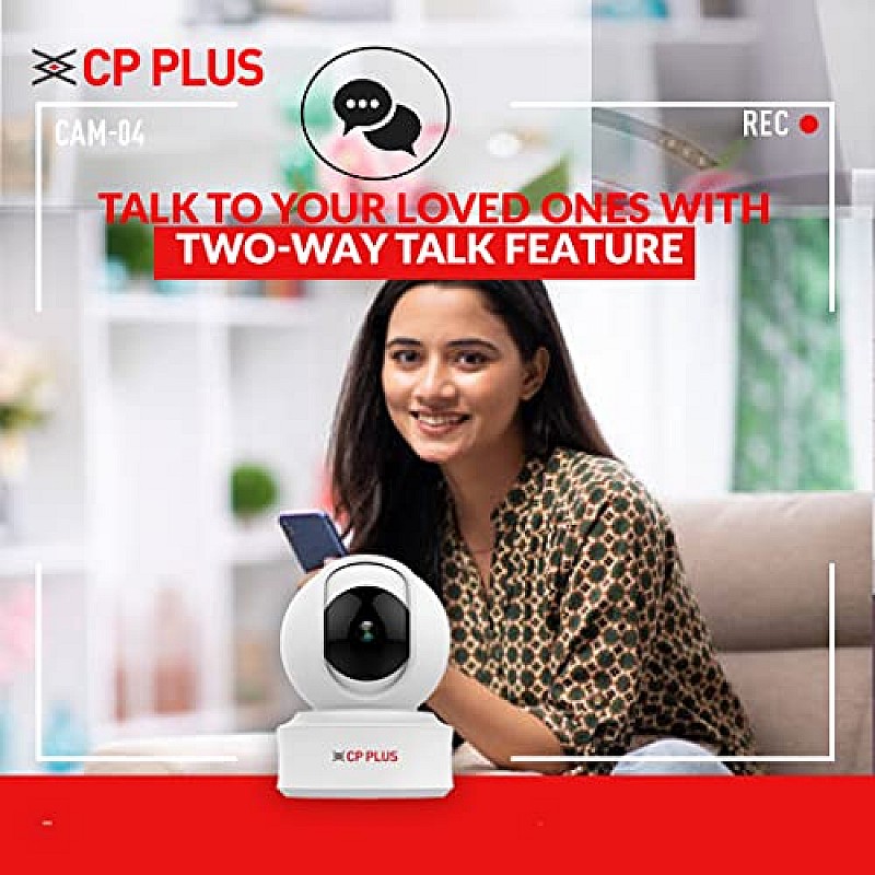 CP PLUS 2MP Full HD Smart Wi-fi CCTV Home Security Camera