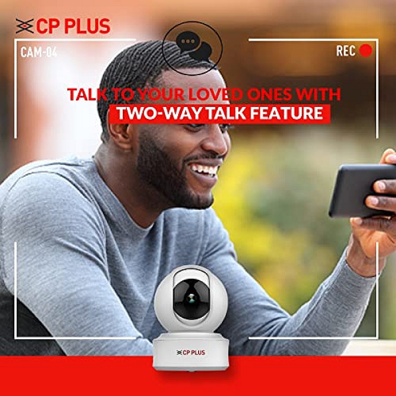 CP PLUS 2MP Full HD Smart Wi-fi CCTV Home Security Camera