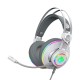Cosmic Byte Proteus Headset Dual Input USB and 3.5mm, 7.1 Surround Sound, RGB LED, ENC Microphone White