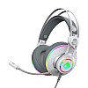 Cosmic Byte Proteus Headset Dual Input USB and 3.5mm, 7.1 Surround Sound, RGB LED, ENC Microphone White