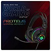 Cosmic Byte Proteus Headset Dual Input USB and 3.5mm, 7.1 Surround Sound, RGB LED, ENC Microphone Black