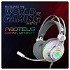 Cosmic Byte Proteus Headset Dual Input USB and 3.5mm, 7.1 Surround Sound, RGB LED, ENC Microphone White