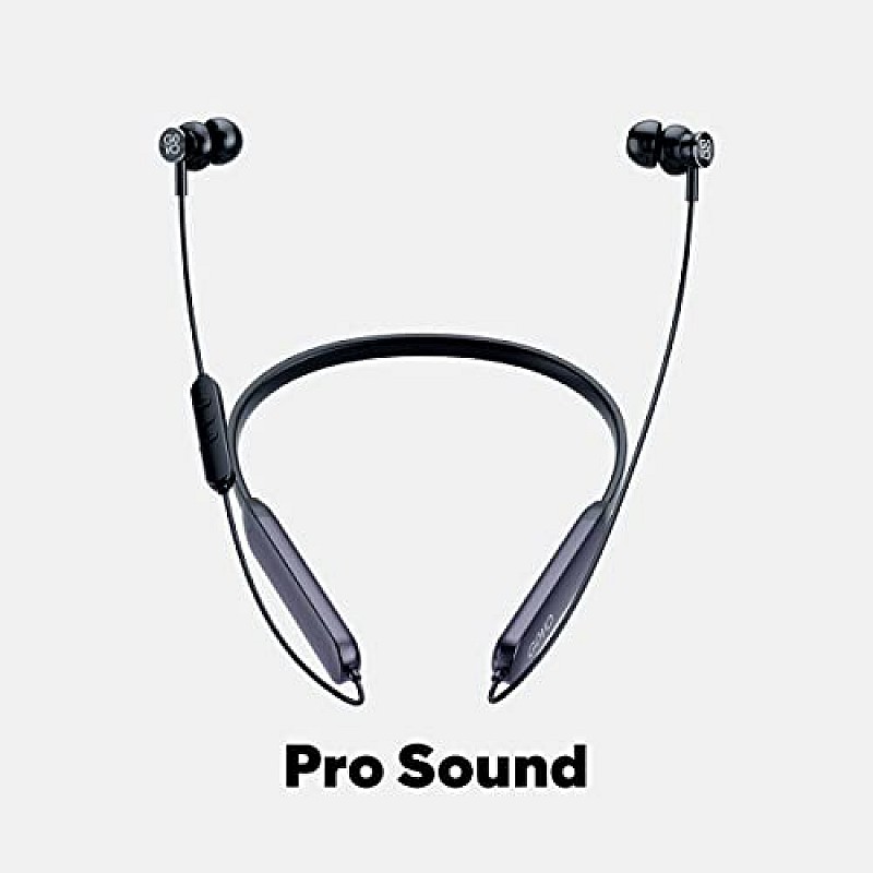 GOVO GOKIXX 952 Bluetooth Neckband, 106 Hours Battery (Space Grey)