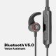 GOVO GOKIXX 400 Bluetooth in Ear Earphones with HD Mic Wireless Neckband, 9H Playtime (Platinum Black)