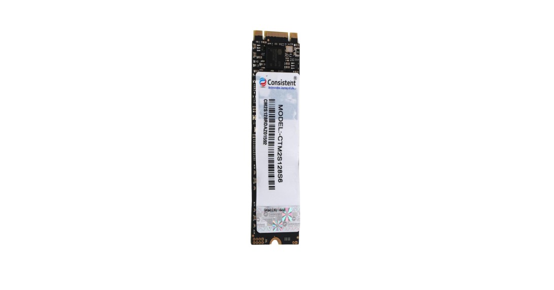 Consistent 128GB M.2 SATA 2280, with 520MB/s Read Speed, PCIe Gen