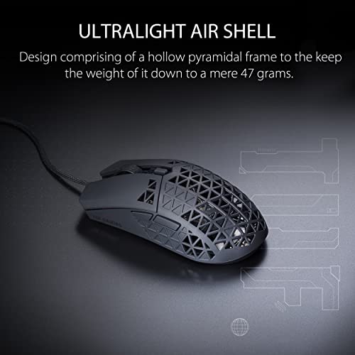 ASUS TUF USB Gaming M4 Air Lightweight Wired Gaming Mouse with 16, 000 DPI Sensor, six programmable Buttons ASUS TUF USB Gaming M4 Air Lightweight Wired Gaming Mouse with 16, 000 DPI Sensor, six programmable Buttons
