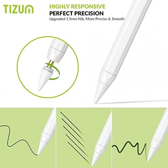 Tizum 2nd Gen Stylus for Apple iPad & Touchscreen Devices