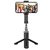 Hohem iSteady Q Selfie Stick Tripod w/Extendable Stick with Remote 1-Axis Gimbal Stabilizer, Face Tracking (Black)