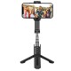 Hohem iSteady Q Selfie Stick Tripod w/Extendable Stick with Remote 1-Axis Gimbal Stabilizer, Face Tracking (Black)