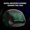 Wings Newly Launched Phantom 100 Gaming TWS Earbuds with 13 mm HD BASS Drivers, ENC Clarity, 40 Hours Playtime black