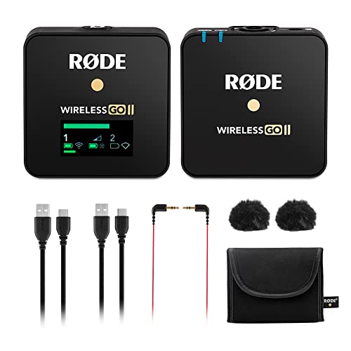 Rode Wireless GO II Single Channel Wireless Microphone System, Black (Model Number : Wireless Go II Single) Rode Wireless GO II Single Channel Wireless Microphone System, Black (Model Number : Wireless Go II Single)