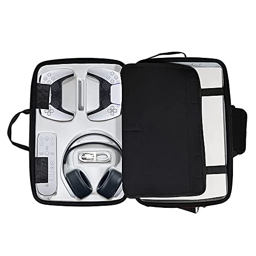 New World Storage Bag for PS5 Waterproof Shoulder Bag Black New World Storage Bag for PS5 Waterproof Shoulder Bag Black