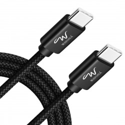 Wayona Usb Type C 65W 6Ft/2M Long Fast Charging Cable Compatible For Samsung S22 S20 Fe S21 Ultra A33 A53 A01 A73 A70 A51 M33 M53 M51 M31(2M, Black)