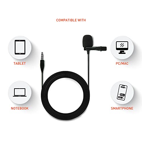 JBL Commercial CSLM10 Auxiliary Omnidirectional Lavalier Microphone For Content Creation, Vlogging & Voiceover (Black) JBL Commercial CSLM10 Auxiliary Omnidirectional Lavalier Microphone For Content Creation, Vlogging & Voiceover (Black)