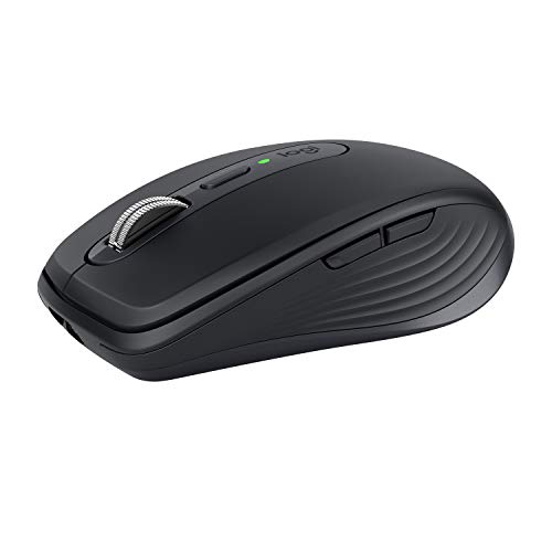 Logitech MX Anywhere 3 Compact Performance Mouse Wireless, 4000DPI Sensor, USB-C, Bluetooth,- Graphite Logitech MX Anywhere 3 Compact Performance Mouse Wireless, 4000DPI Sensor, USB-C, Bluetooth,- Graphite