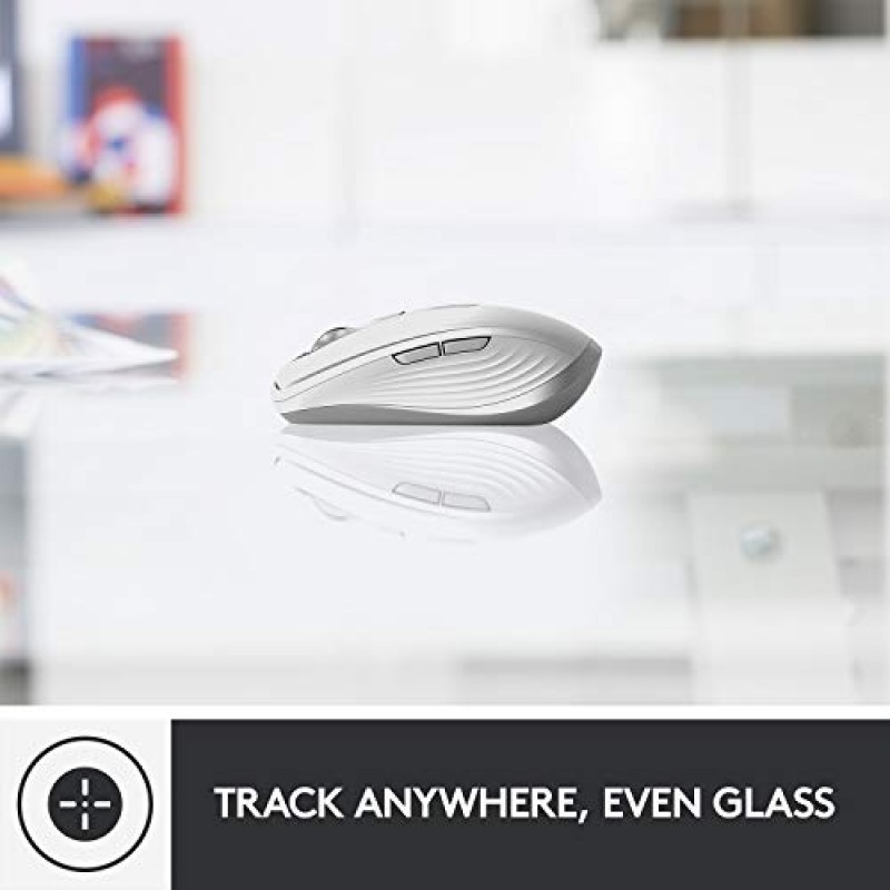 Logitech MX Anywhere 3 Compact Performance Mouse Wireless, 4000DPI Sensor, USB-C, Bluetooth,- Graphite Logitech MX Anywhere 3 Compact Performance Mouse Wireless, 4000DPI Sensor, USB-C, Bluetooth,- Graphite
