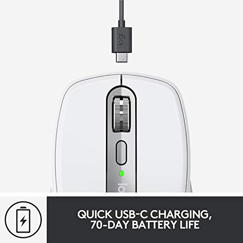 Logitech MX Anywhere 3 Compact Performance Mouse Wireless, 4000DPI Sensor, USB-C, Bluetooth,- Graphite Logitech MX Anywhere 3 Compact Performance Mouse Wireless, 4000DPI Sensor, USB-C, Bluetooth,- Graphite
