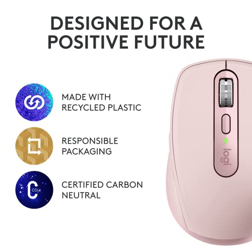 Logitech MX Anywhere 3 Compact Performance Mouse Wireless, 4000DPI Sensor, USB-C, Bluetooth,- Graphite Logitech MX Anywhere 3 Compact Performance Mouse Wireless, 4000DPI Sensor, USB-C, Bluetooth,- Graphite