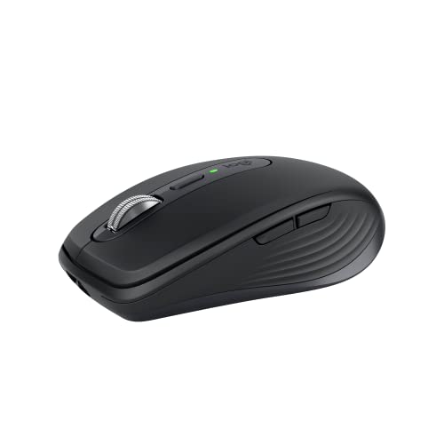 Logitech MX Anywhere 3 Compact Performance Mouse Wireless, 4000DPI Sensor, USB-C, Bluetooth,- Graphite Logitech MX Anywhere 3 Compact Performance Mouse Wireless, 4000DPI Sensor, USB-C, Bluetooth,- Graphite