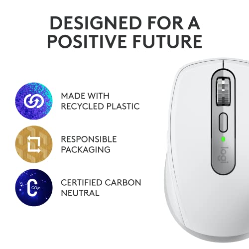 Logitech MX Anywhere 3 Compact Performance Mouse Wireless, 4000DPI Sensor, USB-C, Bluetooth,- Graphite Logitech MX Anywhere 3 Compact Performance Mouse Wireless, 4000DPI Sensor, USB-C, Bluetooth,- Graphite