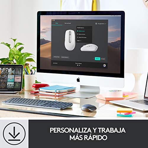 Logitech MX Anywhere 3 Compact Performance Mouse Wireless, 4000DPI Sensor, USB-C, Bluetooth,- Graphite Logitech MX Anywhere 3 Compact Performance Mouse Wireless, 4000DPI Sensor, USB-C, Bluetooth,- Graphite