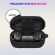 LIRAMARK Shockproof Protective Silicone 360° Cover Case with Buckle Designed for Bose QuietComfort Earbuds (Black)