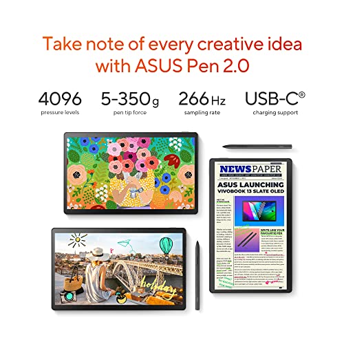 ASUS VivoBook 13 Slate Intel Pentium Silver N6000, 13.3 inches FHD OLED Touch 2-in-1 Laptop (4GB/128GB eMMC/Office 2021/Windows 11 Home/Black) ASUS VivoBook 13 Slate Intel Pentium Silver N6000, 13.3 inches FHD OLED Touch 2-in-1 Laptop (4GB/128GB eMMC/Office 2021/Windows 11 Home/Black)