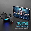 Ambrane Dots Play True Wireless Gaming in Ear Earbuds 46ms Ultra-Low Latency Lag-Free Audio (Black)